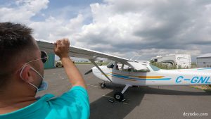 предполетный осмотр самолета Cessna 172